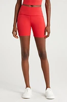 Beyond Yoga POWERBEYOND Strive Bike Shorts Retro Red at Nordstrom,