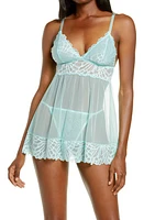 Black Bow Sarah Lace Babydoll Chemise at Nordstrom,