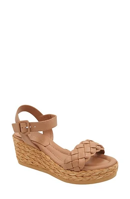 André Assous Cecilia Wedge Platform Sandal Khaki at Nordstrom,