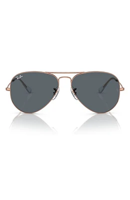 Ray-Ban 55mm Pilot Aviator Sunglasses in Blue at Nordstrom