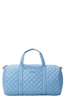 MZ Wallace Morgan Quilted Nylon Duffle Bag in Medium Blue at Nordstrom