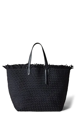 NAGHEDI Havana Woven Tote in Onyx at Nordstrom