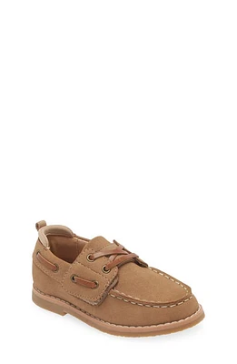 Nordstrom Kids' Steven Boat Shoe Brown Saddle at Nordstrom, M