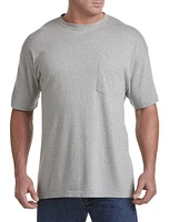 Harbor Bay by DXL Moisture-Wicking Pocket T-Shirt at Nordstrom,