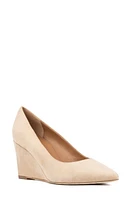 Aquatalia Posie Water Repellent Pointed Toe Wedge Pump at Nordstrom,