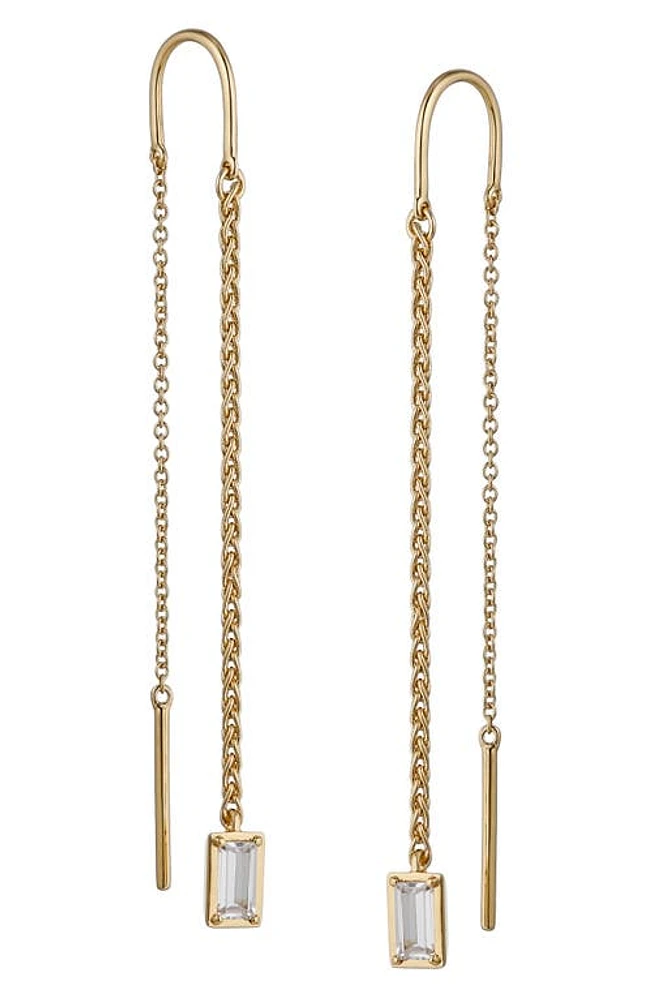 Nadri Entwine Threader Earrings in Gold at Nordstrom