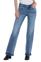 HINT OF BLU Mid Rise Boyfriend Jeans Blue at Nordstrom,