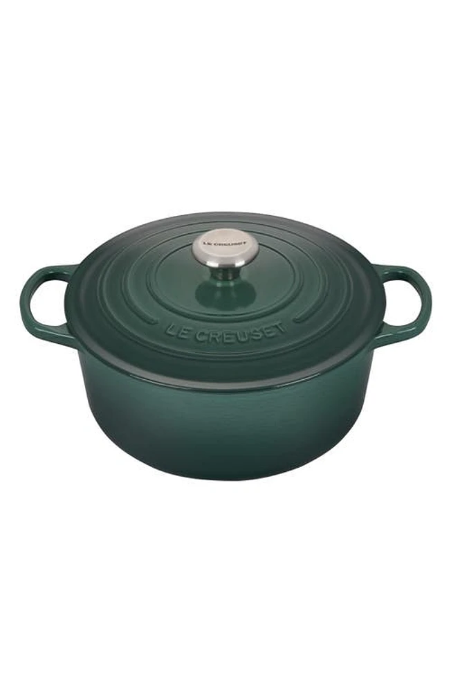 Le Creuset Signature 5 1/2 Quart Round Enamel Cast Iron French/Dutch Oven in Artichaut at Nordstrom