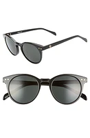 Brightside Oxford 49mm Sunglasses in Black/Grey at Nordstrom