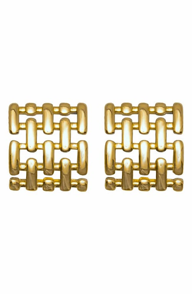 st. Moran Vesper Grid Earrings in Gold at Nordstrom