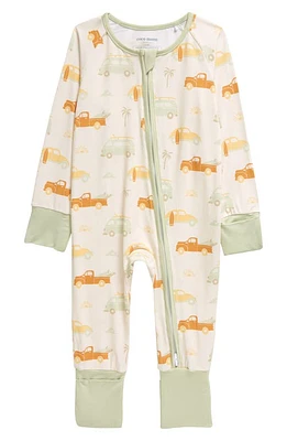 Coco Moon Beach Bound Convertible Romper Ivory Multi at Nordstrom,