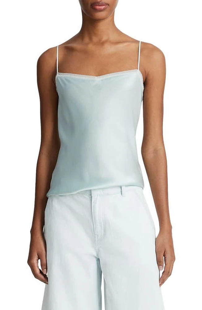 Vince Layered Chiffon Trim Camisole Sea Star at Nordstrom,