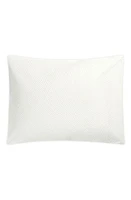 Matouk Basket Weave Cotton Sateen Sham in Bone at Nordstrom, Size Standard