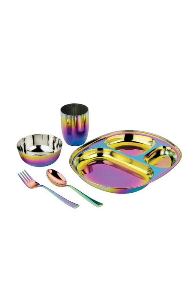 Ahimsa Mindful Mealtime Dish Set in Rainbow at Nordstrom