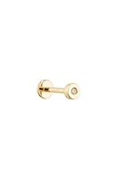 Monica Vinader Single Flat Back Stud in Gold at Nordstrom