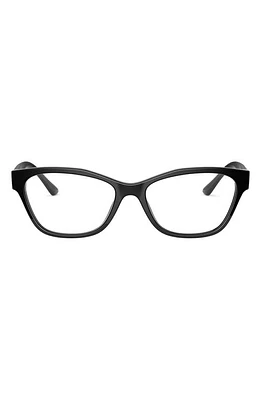 Prada 53mm Cat Eye Optical Glasses in Black at Nordstrom