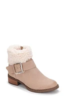 Gentle Souls Signature Slit Faux Shearling Moto Bootie Mushroom at Nordstrom,