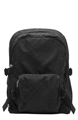 burberry Jacquard Check Nylon Backpack in Black at Nordstrom