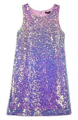 Zunie Kids' Rainbow Sequin Shift Dress Pink Multi at Nordstrom,