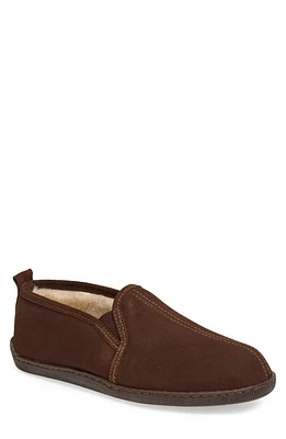 Minnetonka Suede Slipper Chocolate at Nordstrom,