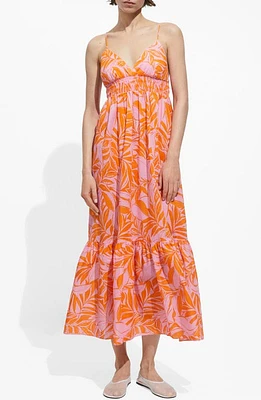 MANGO Carina Sundress Orange at Nordstrom,