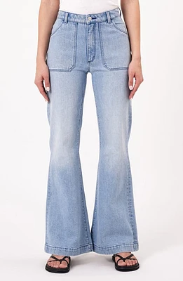 Rolla's East Coast Flare Jeans Light Vintage Blue at Nordstrom,