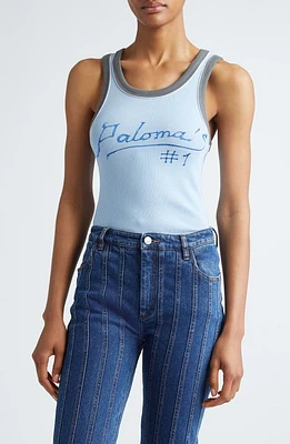 Paloma Wool Paloma's #1 Graphic Tank Blue at Nordstrom,