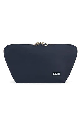 KUSSHI Signature Makeup Bag in Classic Navy/Pink at Nordstrom