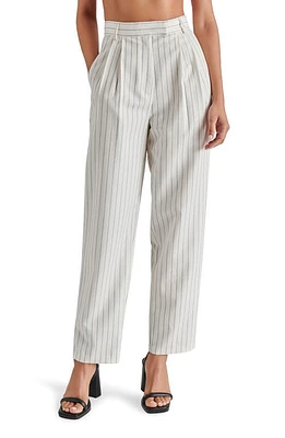 Steve Madden Rumi Pinstripe Pants Cream at Nordstrom,