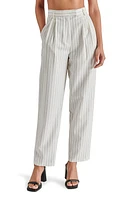 Steve Madden Rumi Pinstripe Pants Cream at Nordstrom,