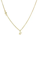 Panacea Initial Pendant Necklace in Gold-W at Nordstrom