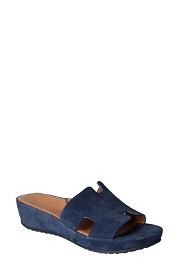 L'Amour des Pieds Catiana Platform Sandal Navy at Nordstrom,