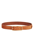 rag & bone Rebound Nubuck Leather Belt in Brown at Nordstrom, Size Small