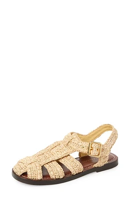 Loeffler Randall Sawyer Fisherman Sandal in Natural at Nordstrom, Size 6