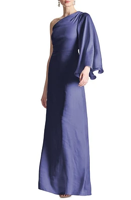 Sachin & Babi Keely One-Shoulder Gown Deep Cobalt at Nordstrom,