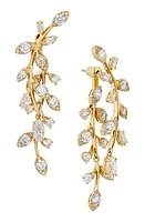 Nadri Whimsy Cubic Zirconia Front/Back Drop Earrings in Gold at Nordstrom