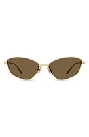 Givenchy GV Speed Cat Eye Sunglasses in Shiny Endura Gold /Roviex at Nordstrom