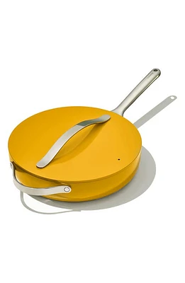 CARAWAY Nontoxic Ceramic Nonstick Sauté Pan with Lid in Marigold at Nordstrom