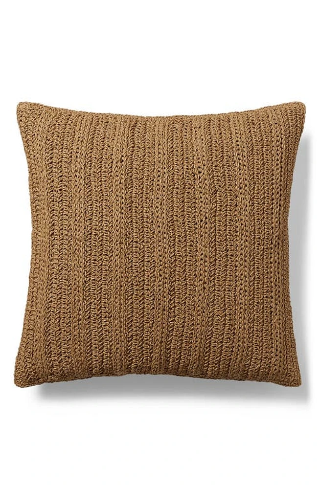 Ralph Lauren Darby Raffie Accent Pillow in Natural at Nordstrom, Size 18X18