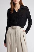 FRAME Open Stitch Shrunken Cardigan at Nordstrom,