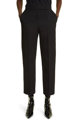 The Row Vesta Wool Crop Pants in Black at Nordstrom, Size 4