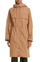 burberry Charminster Equestrian Knight Parka in Camel at Nordstrom, Size 6