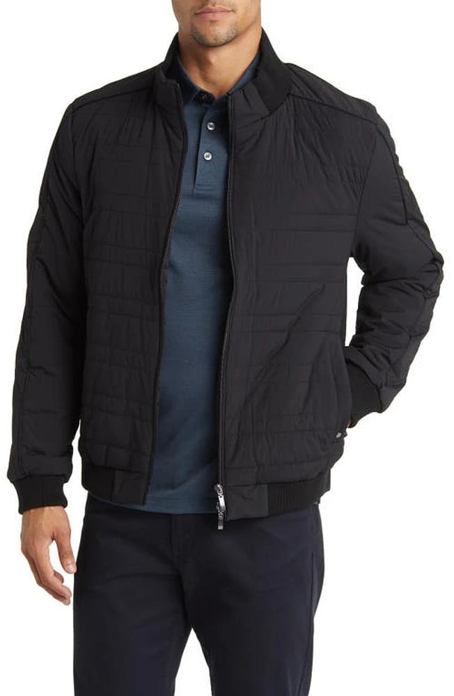 Robert Barakett Linmore Quilted Jacket in Black at Nordstrom, Size X-Large