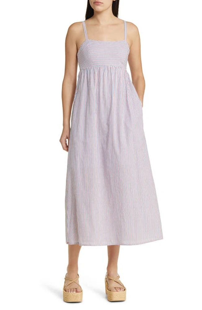 XÍRENA Flavia Stripe Cotton Sundress Firework at Nordstrom,