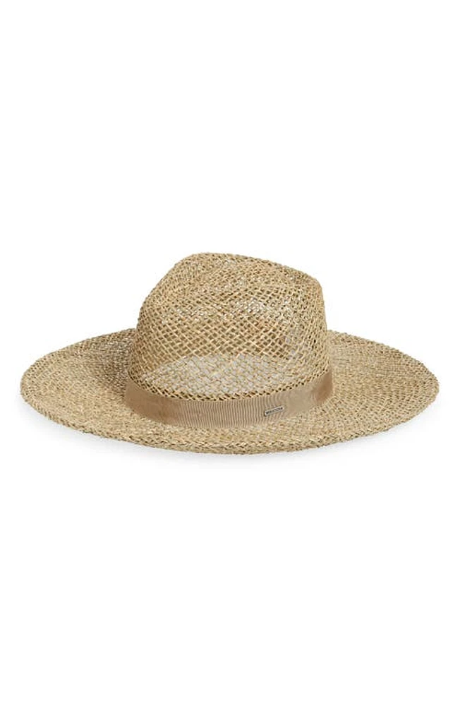 Brixton Joanna Straw Sun Hat Tan/Tan Seagrass at Nordstrom,