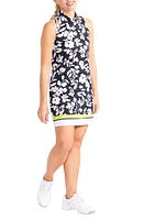 KINONA Race to the Tee Floral Sleeveless Golf Dress Abstract Bloom at Nordstrom,