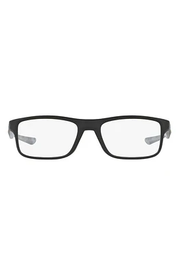 Oakley Plank 2.0 51mm Rectangular Optical Glasses in Black at Nordstrom