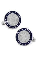 Cufflinks, Inc. Compass Cuff Links in Blue at Nordstrom