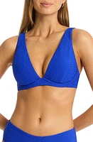 Sea Level Honeycomb Underwire Bikini Top at Nordstrom, Us