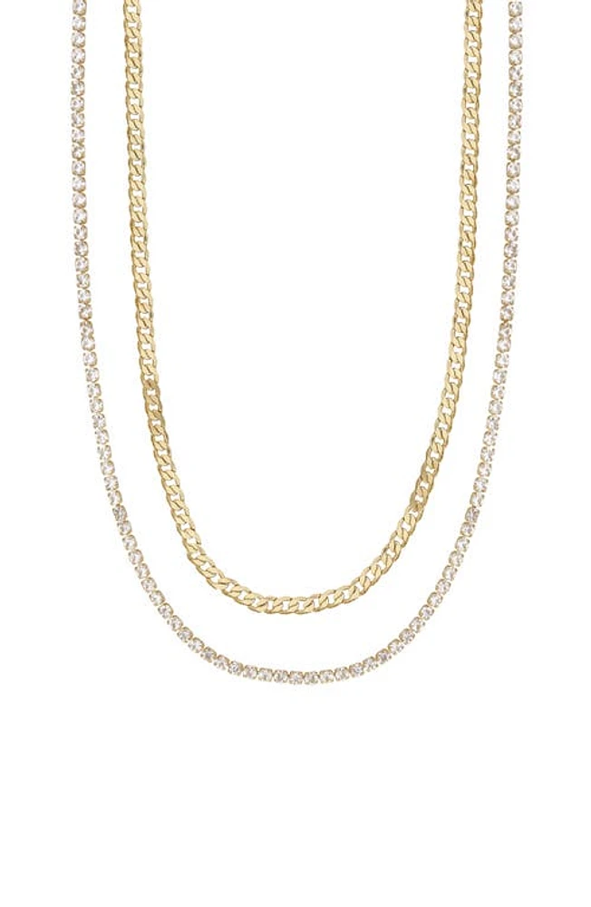 Ettika Set of 2 Chain Necklaces in Gold at Nordstrom